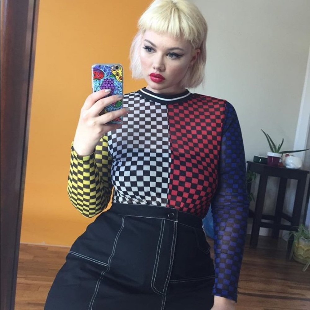 Fashion Nova NWOT Raceway to Heaven Bodysuit XL
